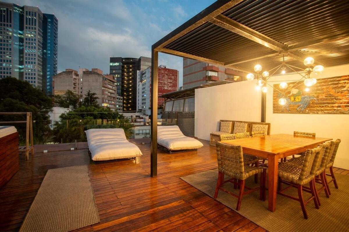 Vakantiehuis Luxury House With Terraces And Jacuzzi Mexico-stad